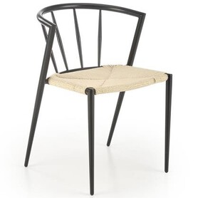 Krzesło K515 Czarny/Naturalny