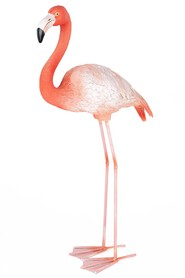 Dekoracja Stojąca Flamingo Road 16x34x75 Różowy