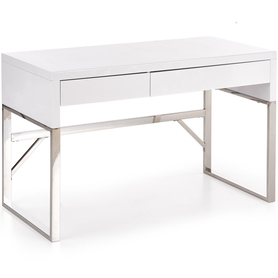 biurko B32 biały-chrom