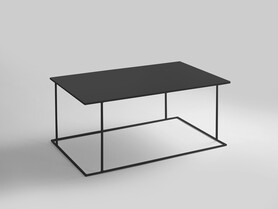 Stół kawowy WALT METAL 100x60 - czarny