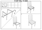 OUTLET Krzesło H-261 Chrom Stelaż/Ciemny Beż Ekoskóra (11)