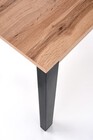 Stół Rozkładany Gino 60x100 Dąb Wotan/Czarny (2)