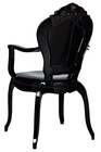 Krzesło King Arm 54x57x97 Czarny/Poliwęglan (4)